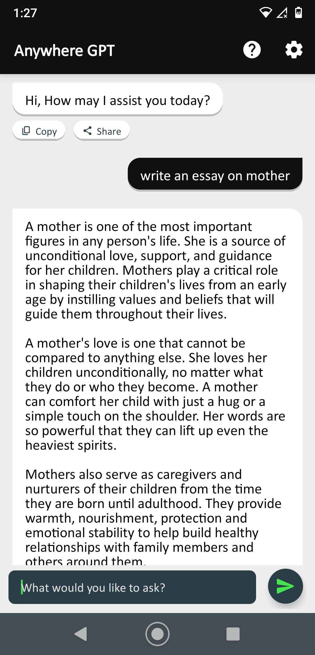 AnywhereGPT-Android screenshot 4