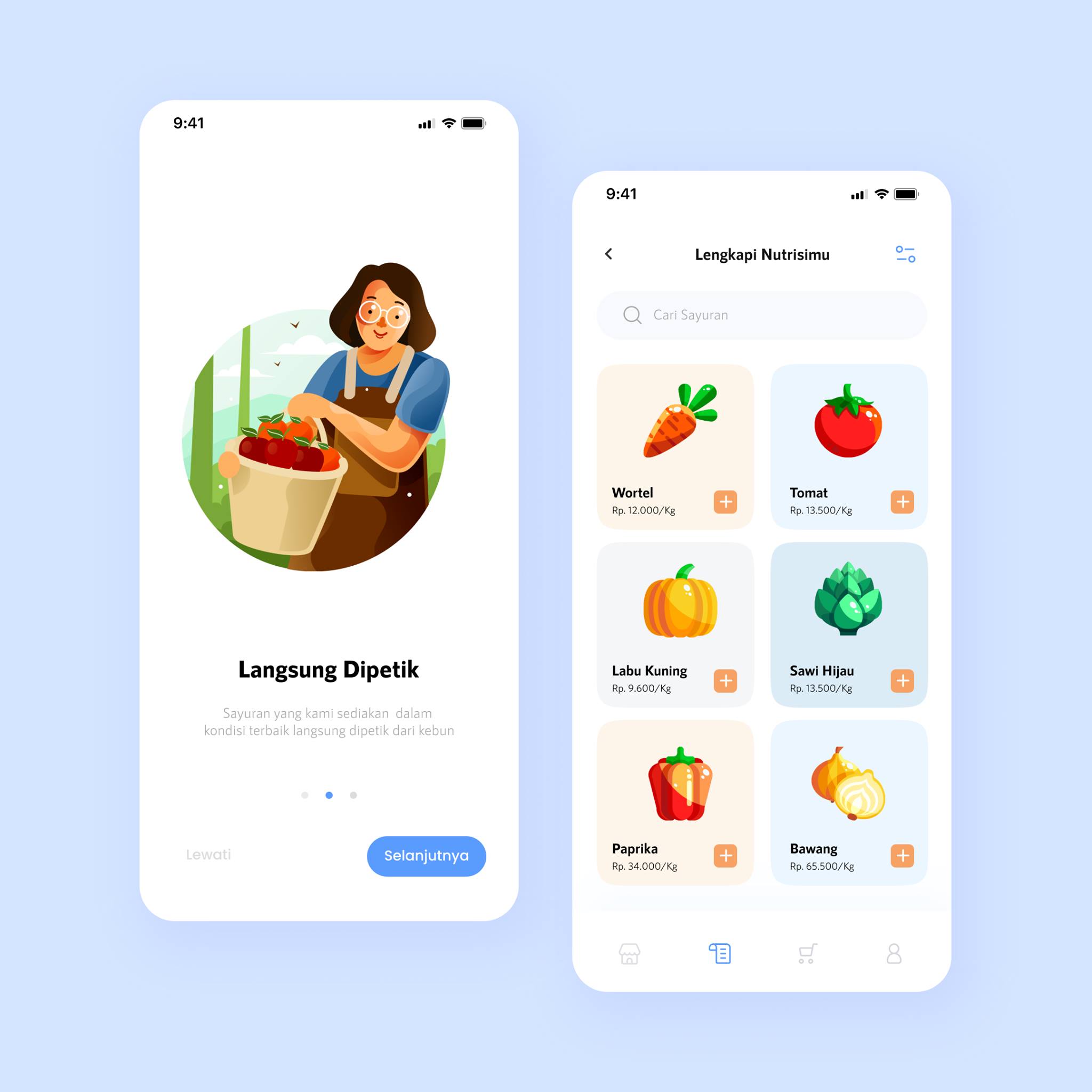VegetableOrderUI-Android screenshot 3