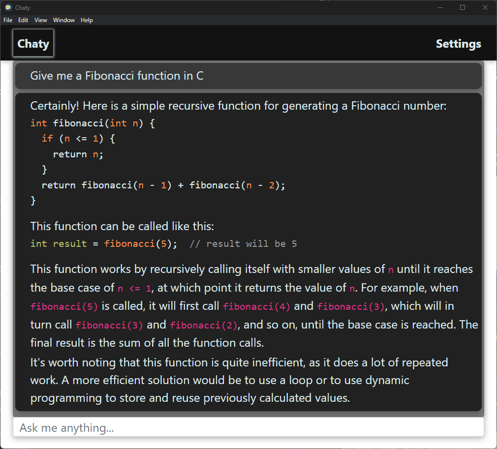 chaty screenshot 1
