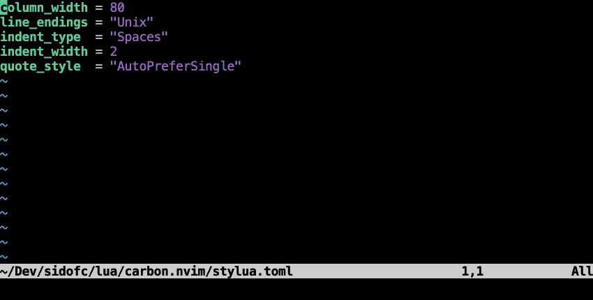carbon.nvim screenshot 3