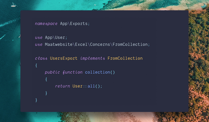 Laravel-Excel screenshot 2