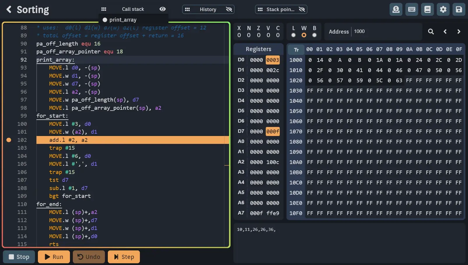 asm-editor screenshot 1