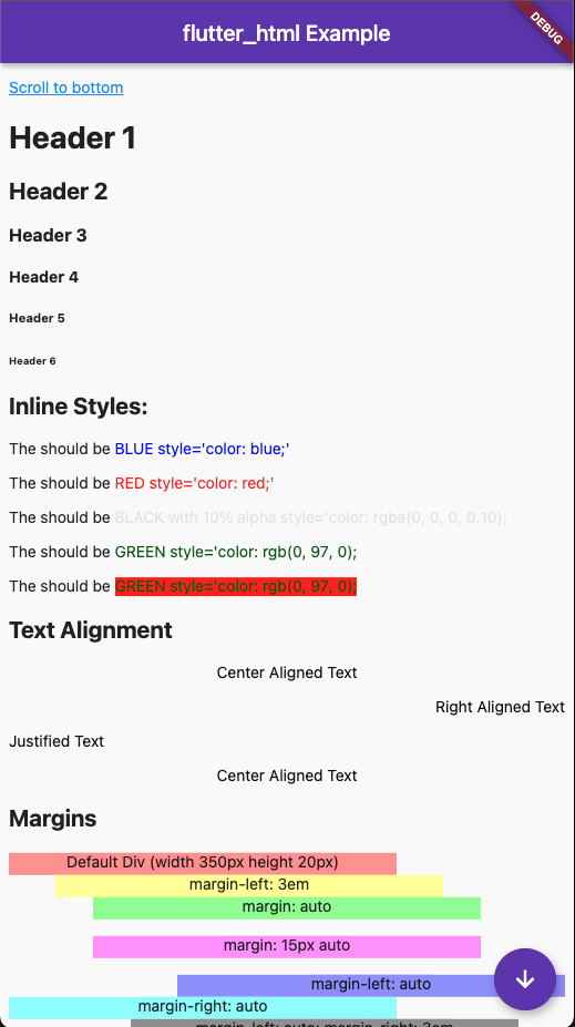flutter_html screenshot 2