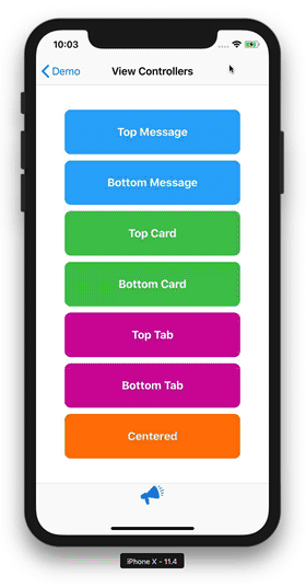 SwiftMessages screenshot 3