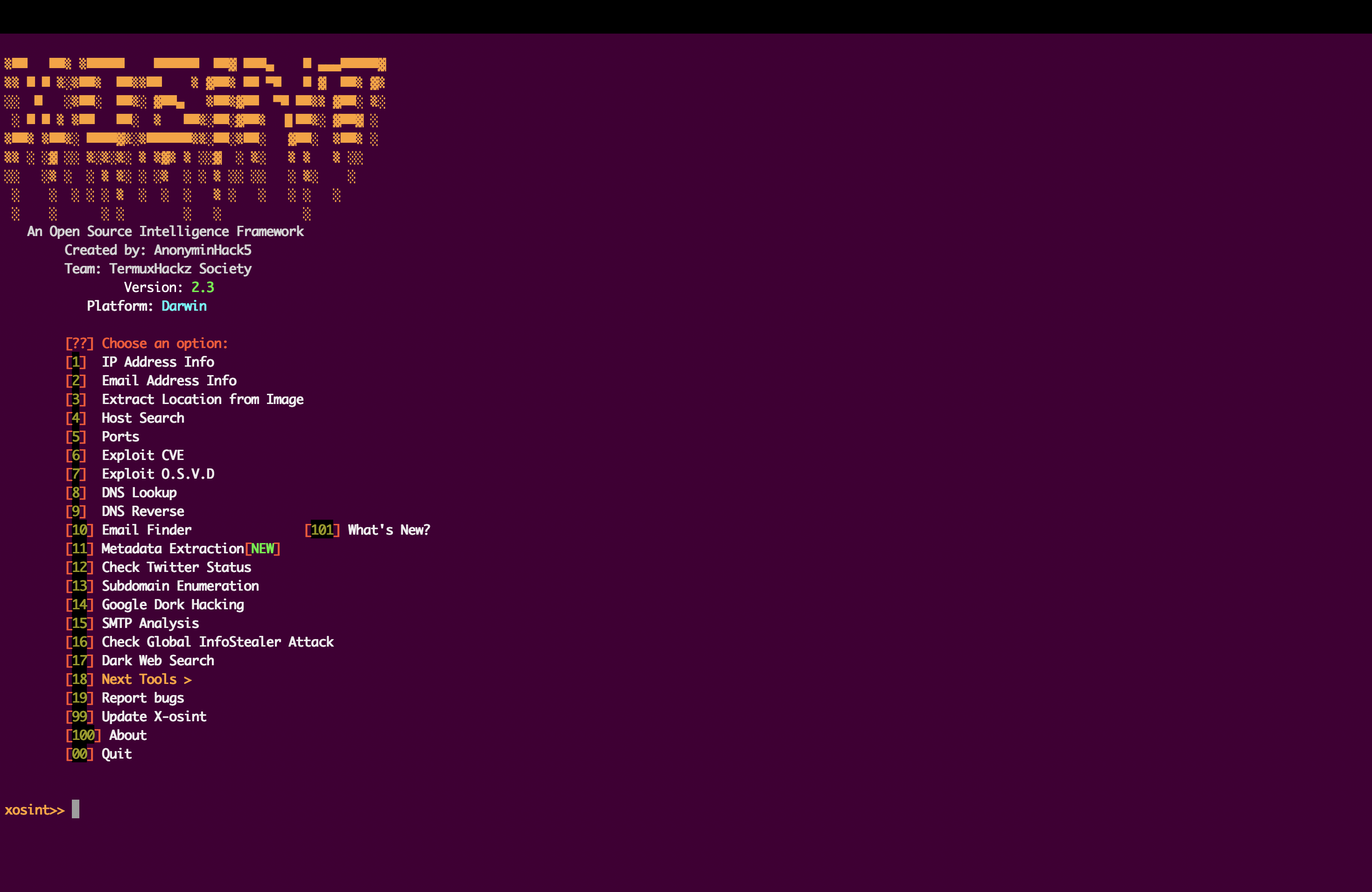 X-osint screenshot 2