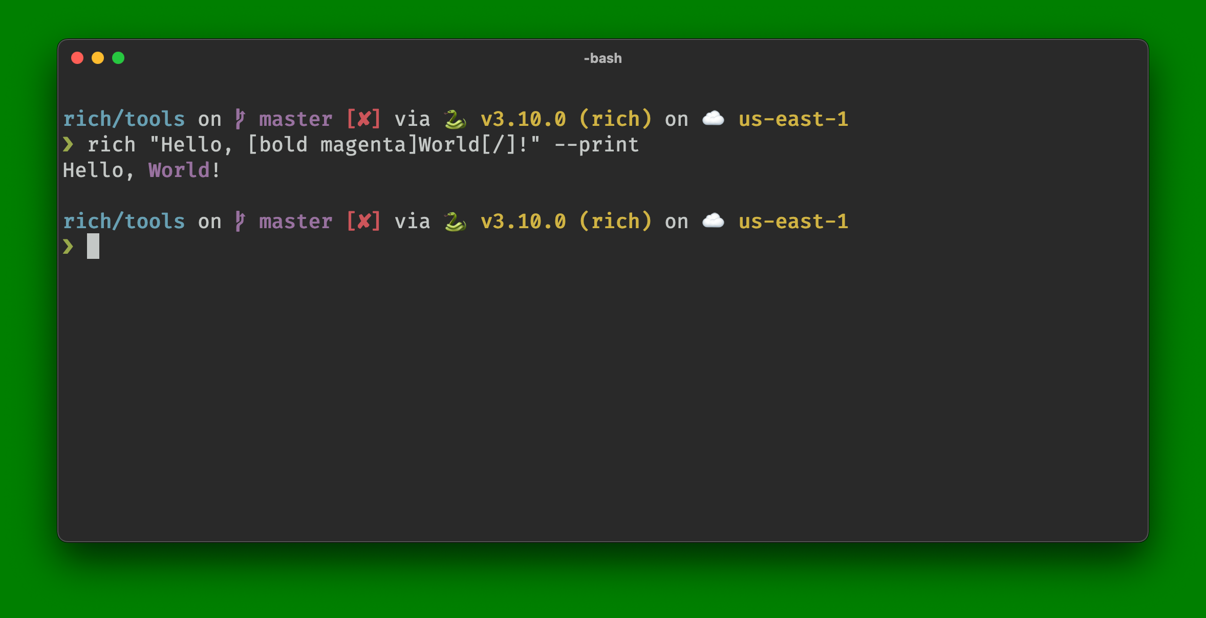 rich-cli screenshot 11