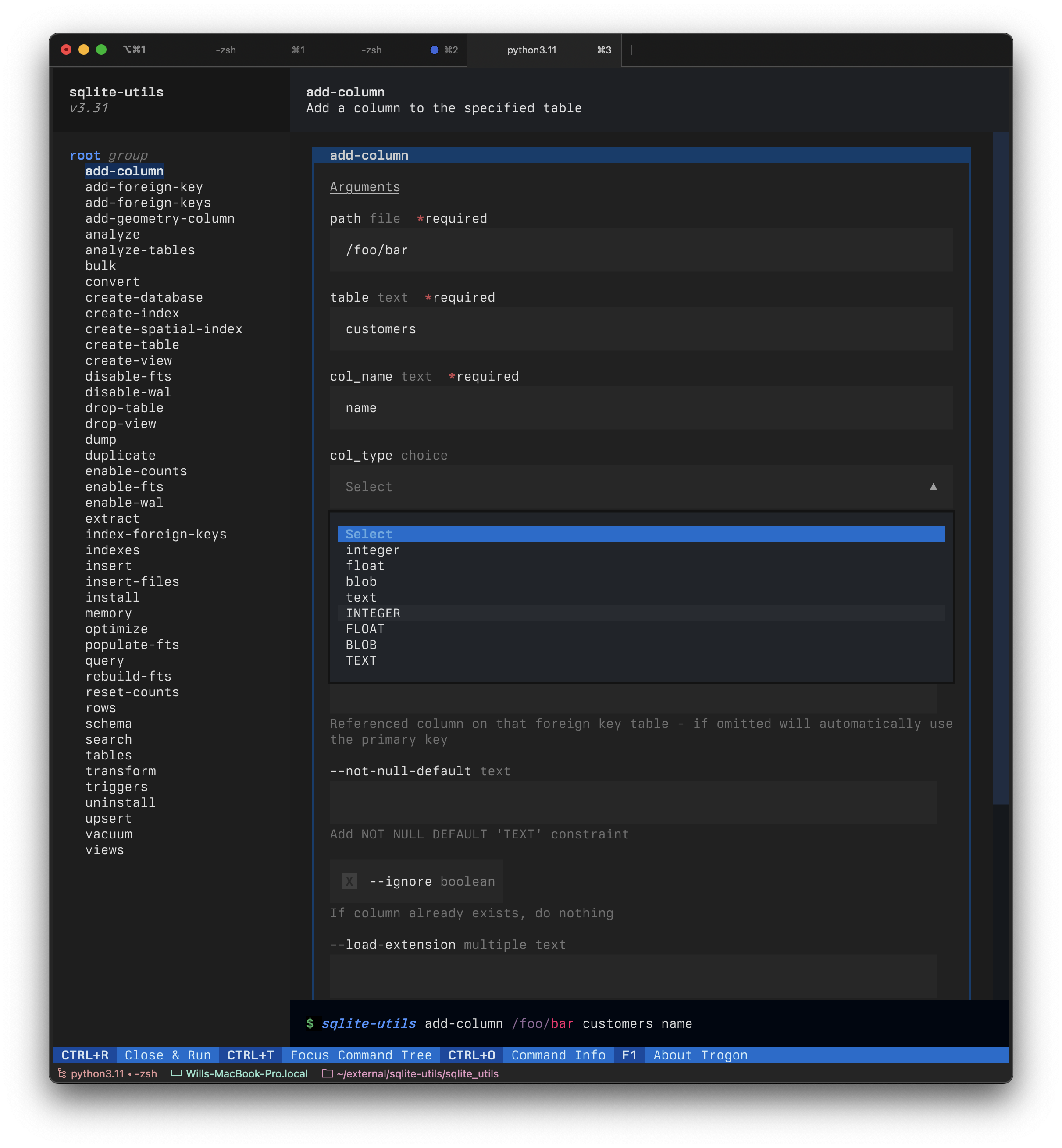 trogon screenshot 3