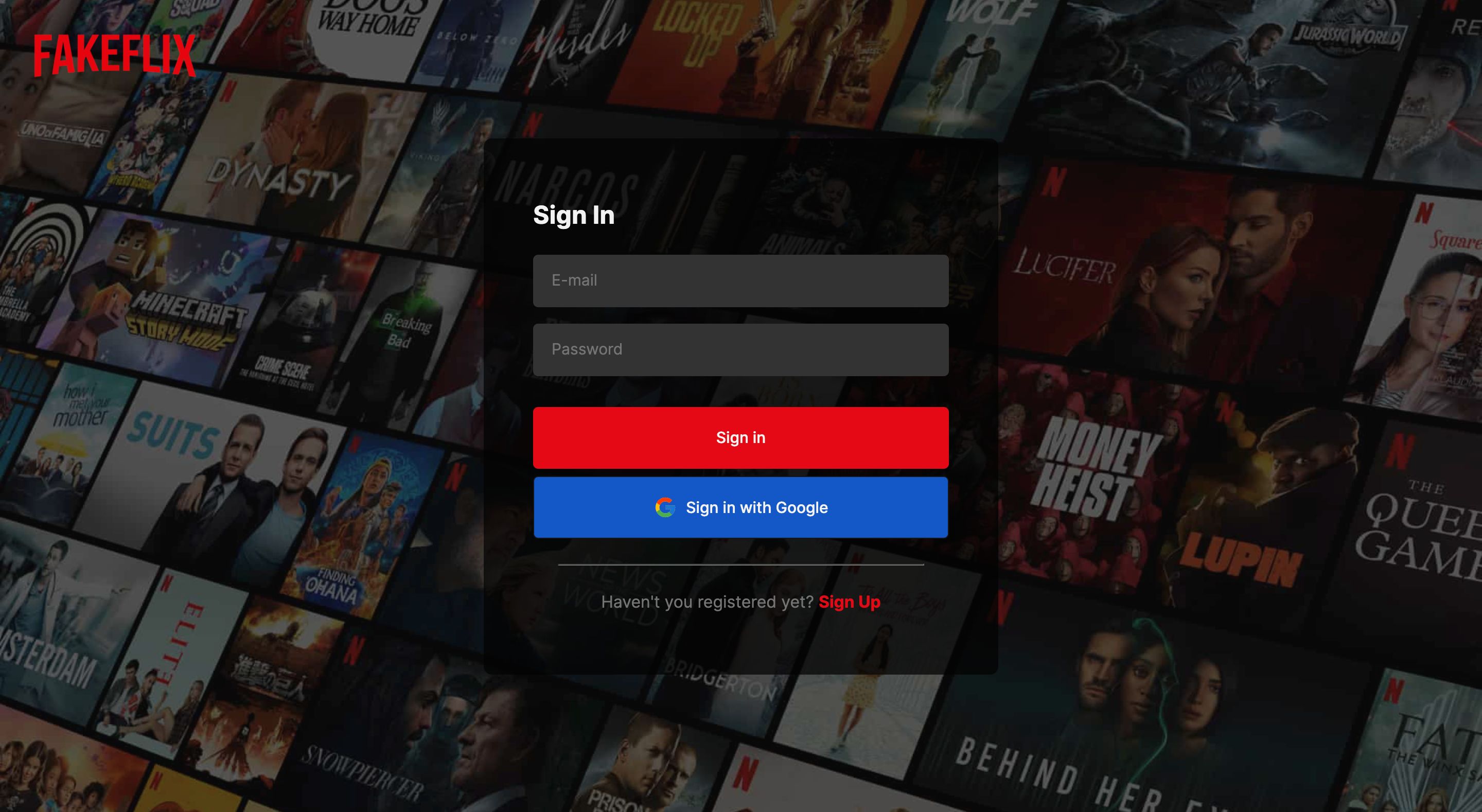 Fakeflix screenshot 2