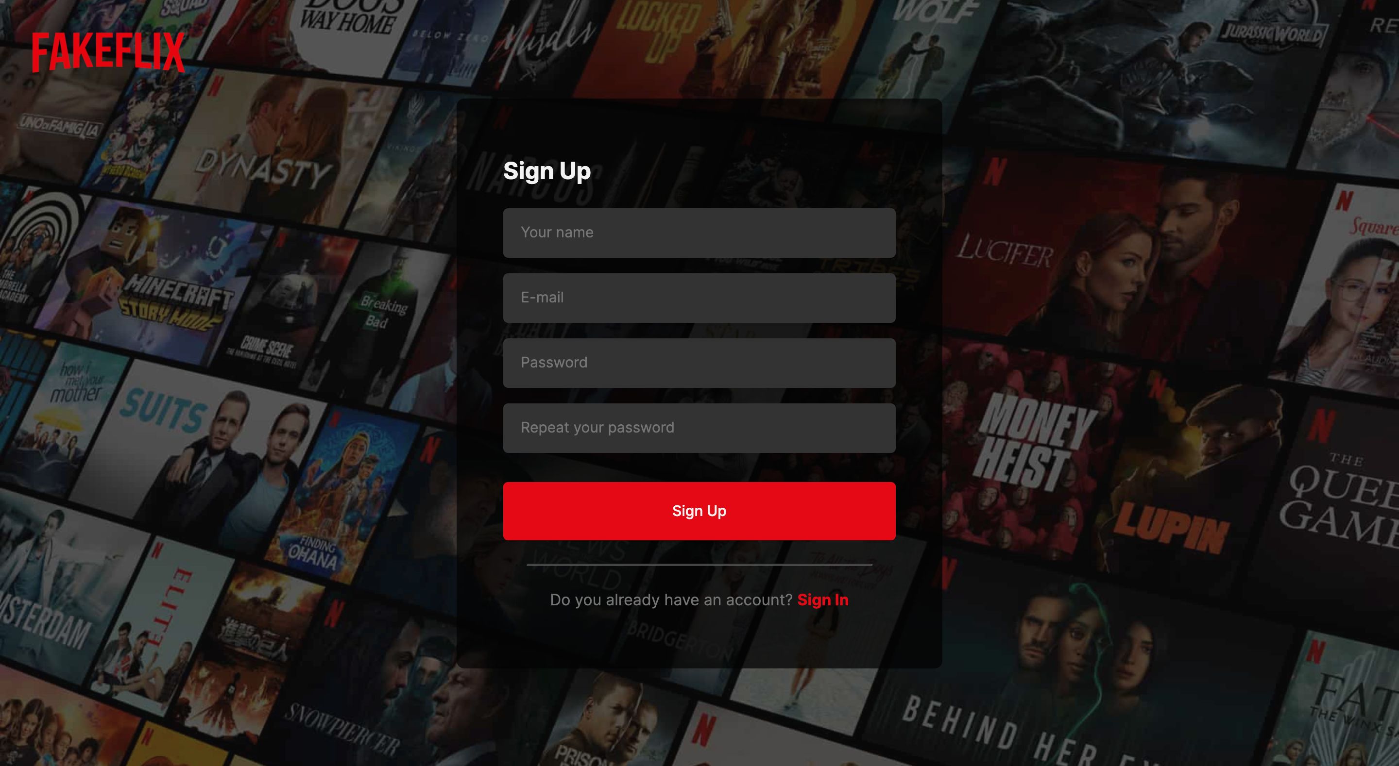 Fakeflix screenshot 3