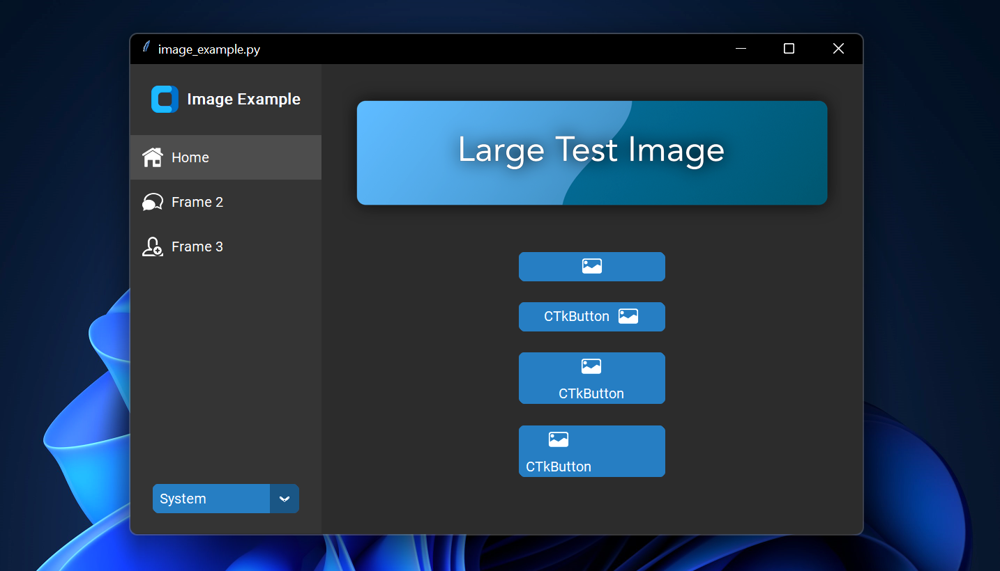 CustomTkinter screenshot 6