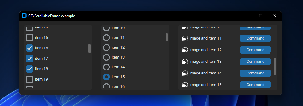 CustomTkinter screenshot 7