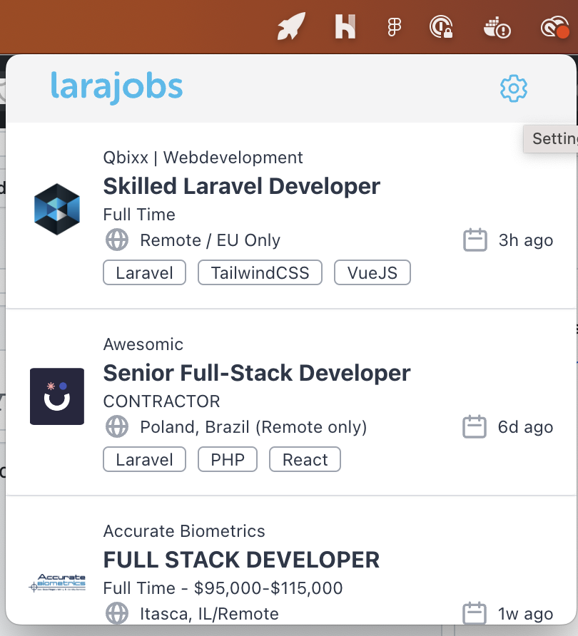 larajobs-desktop screenshot 4