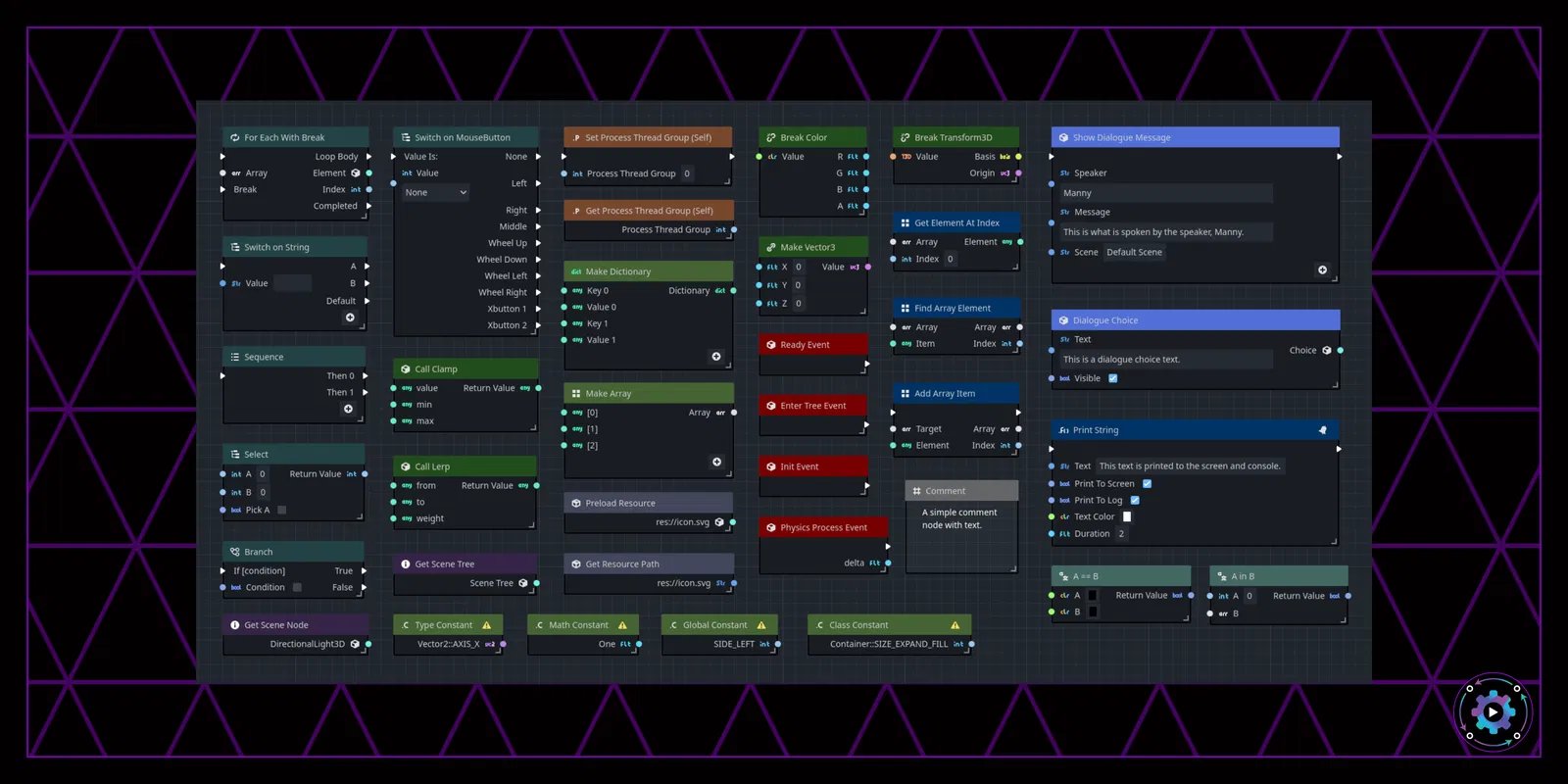 godot-orchestrator screenshot 2