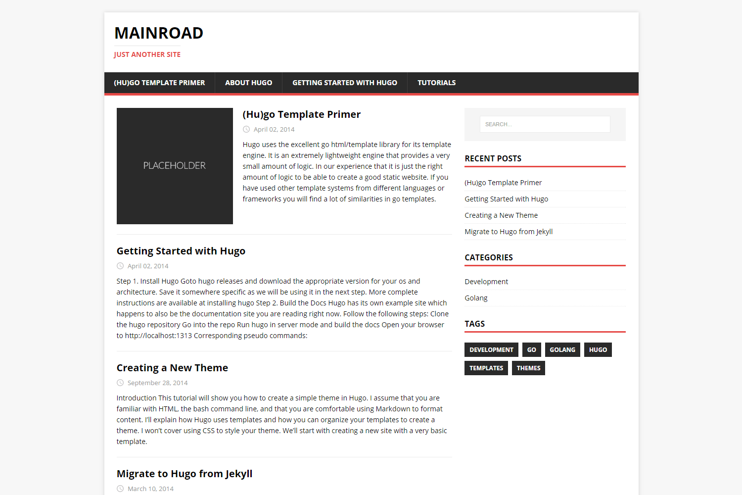 Mainroad screenshot 1