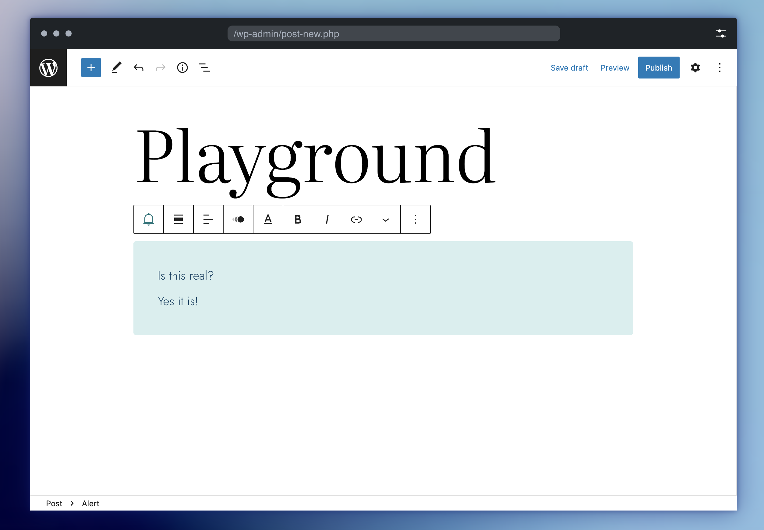 wordpress-playground screenshot 1