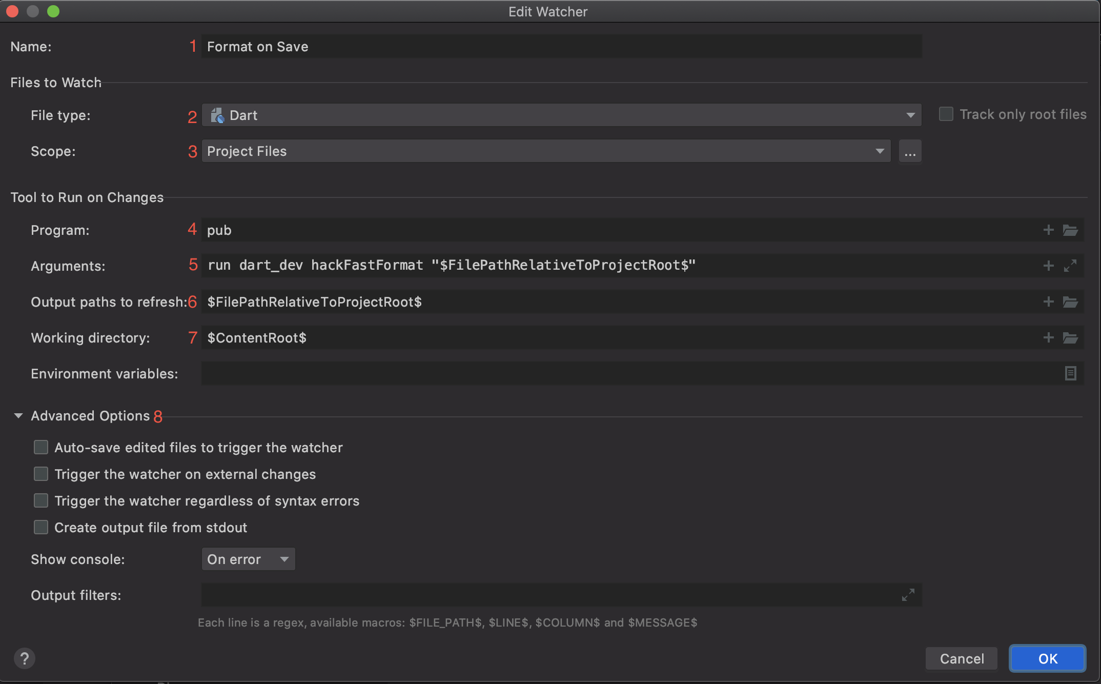 dart_dev screenshot 1
