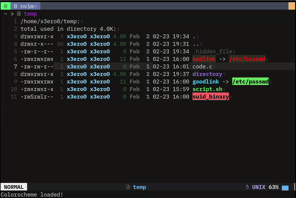 dired.nvim screenshot 1