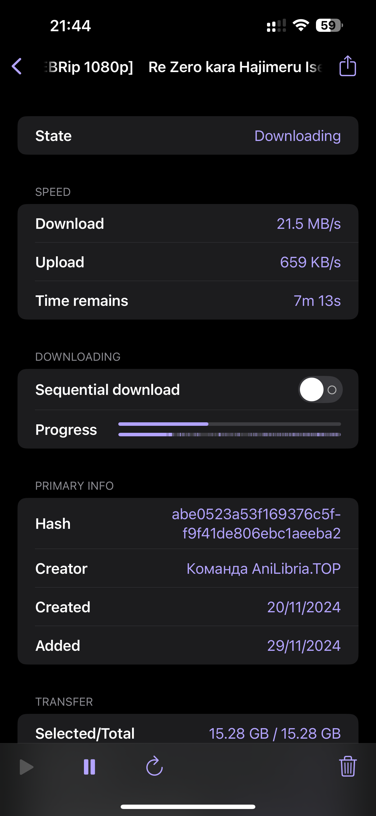 iTorrent screenshot 3