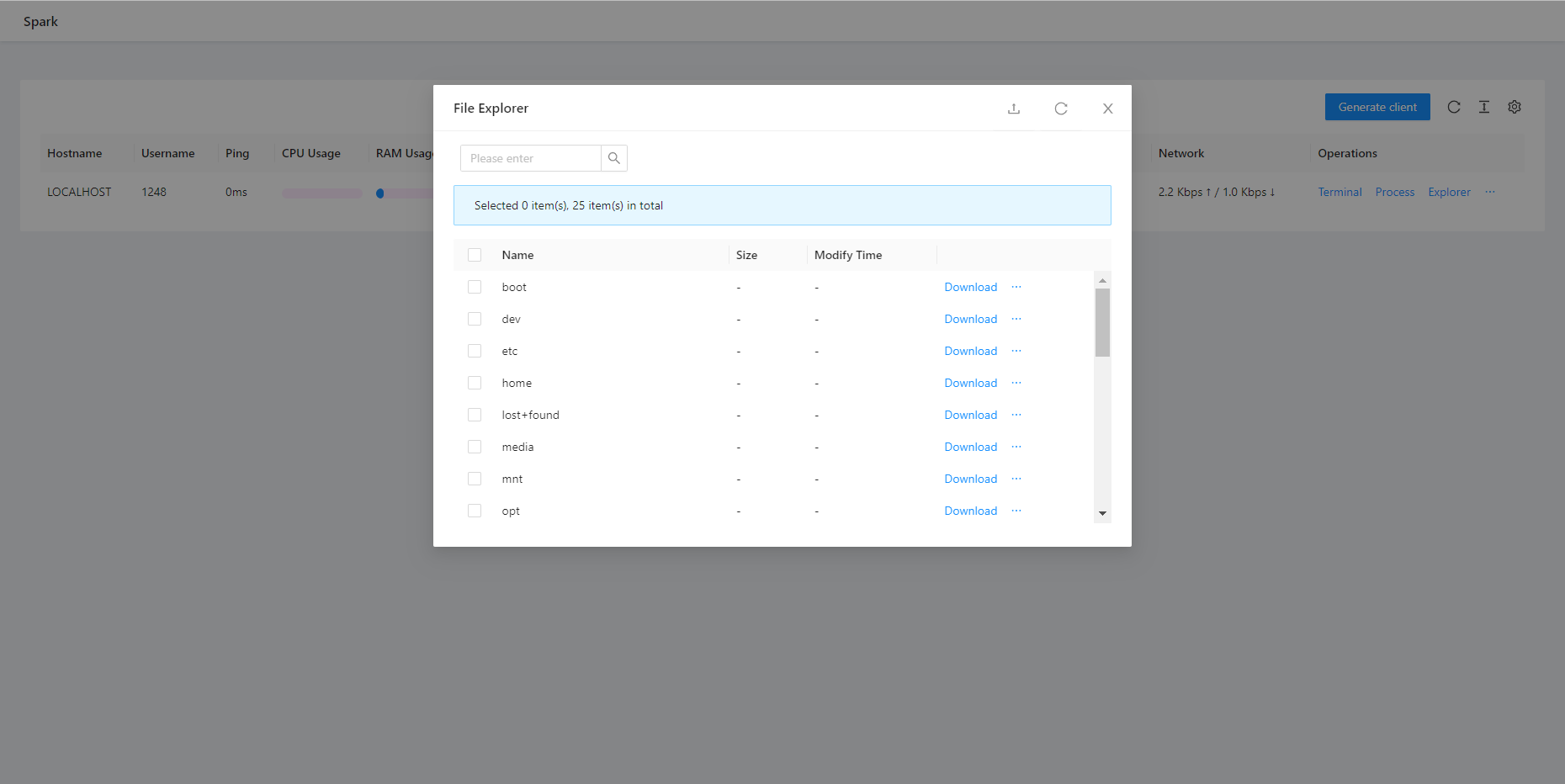 Spark screenshot 5