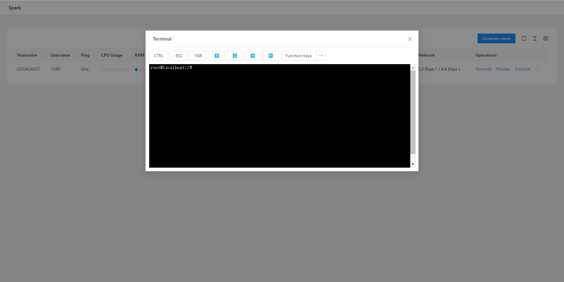 Spark screenshot 2