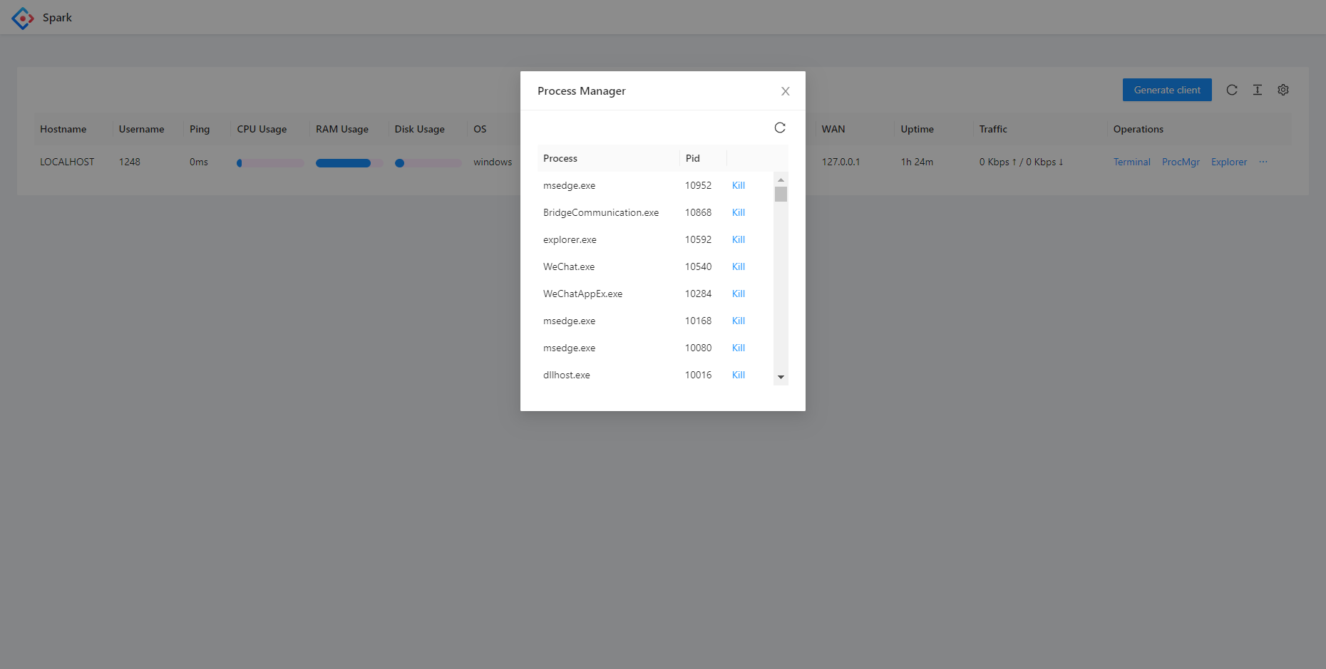 Spark screenshot 4