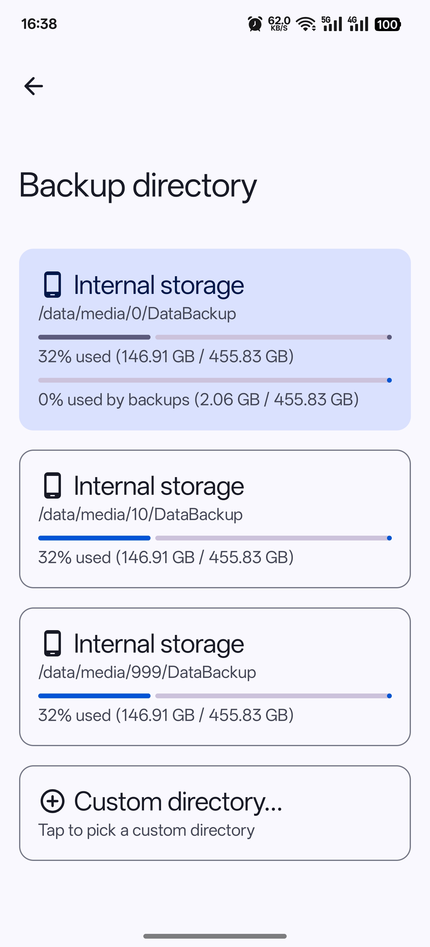 Android-DataBackup screenshot 4