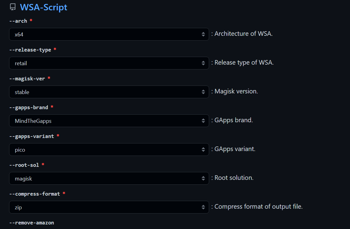 WSA-Script screenshot 1