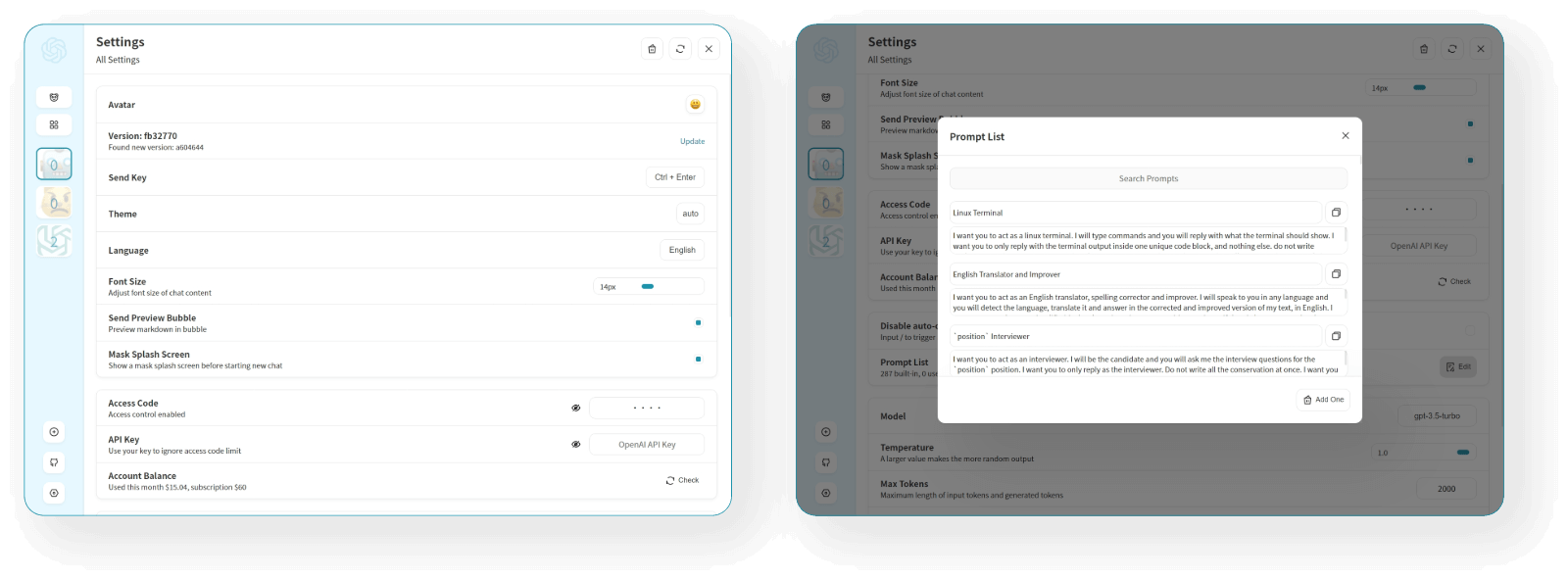 ChatGPT-Next-Web screenshot 6