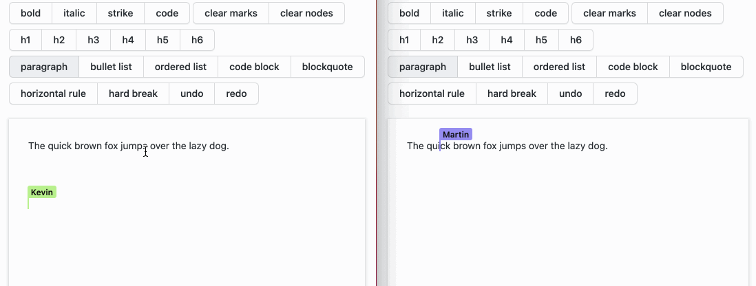 Matrix-CRDT screenshot 1