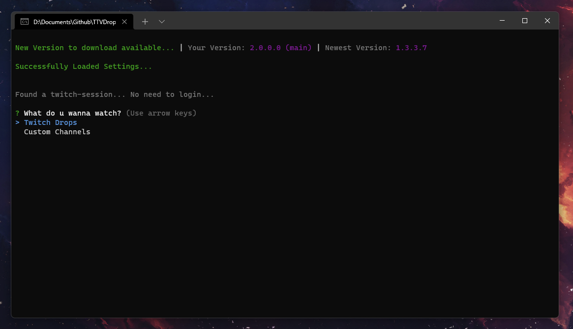 TTVDropBot screenshot 4