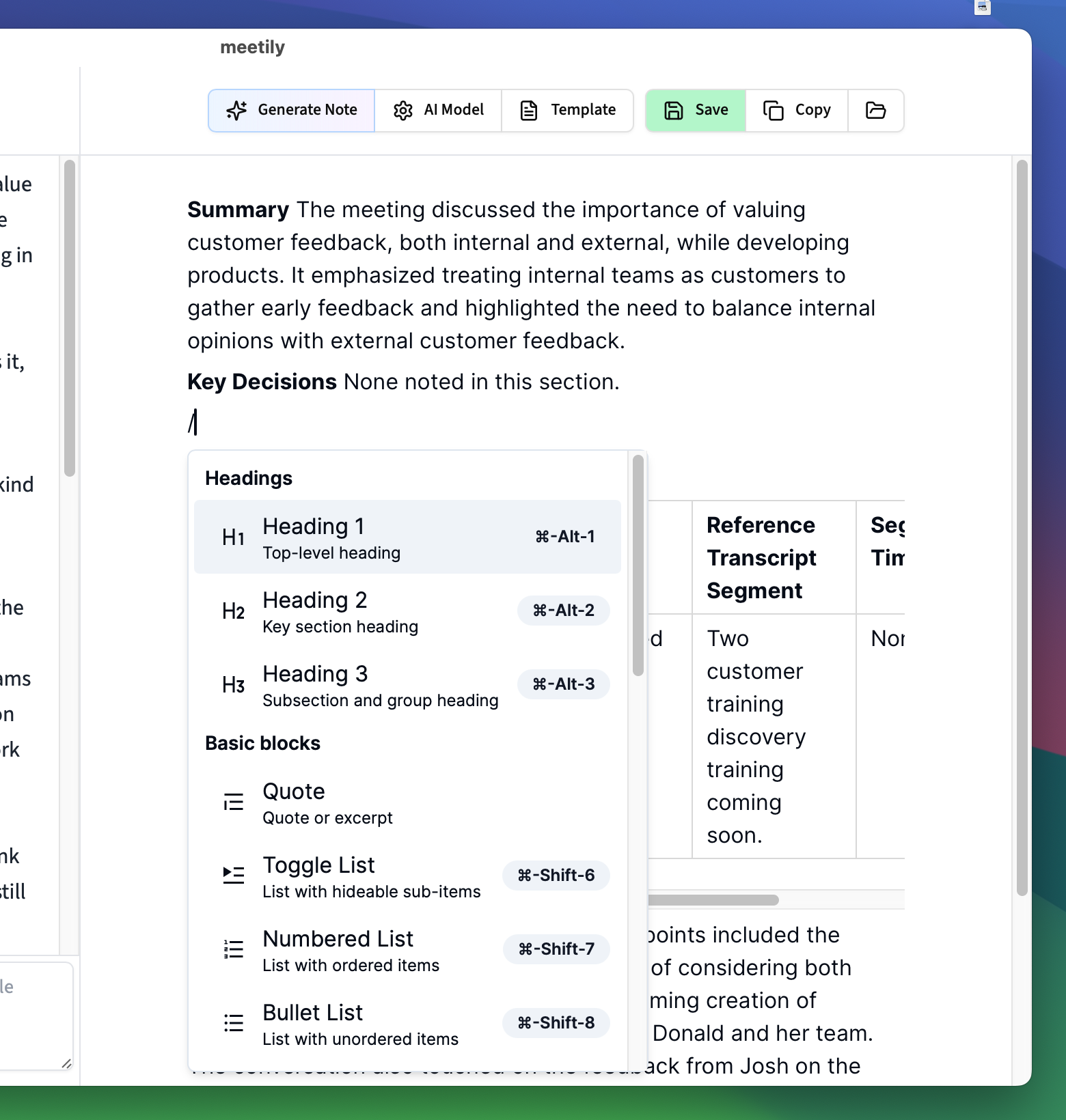meetily screenshot 5
