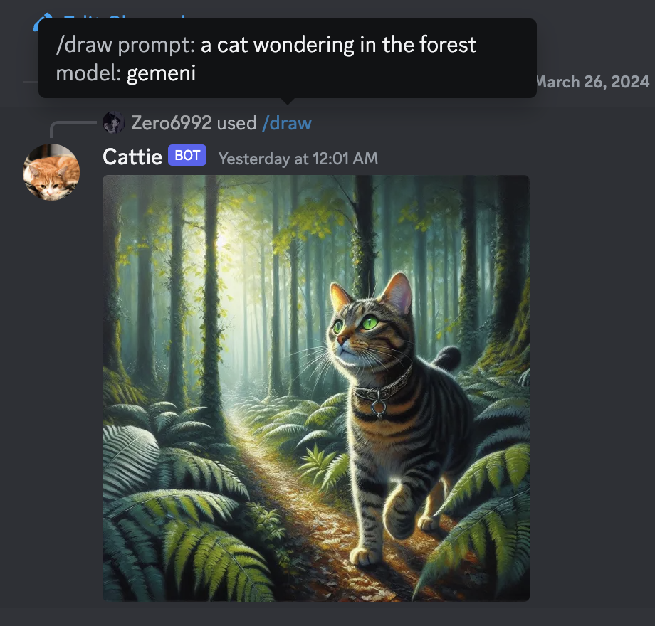 chatGPT-discord-bot screenshot 2