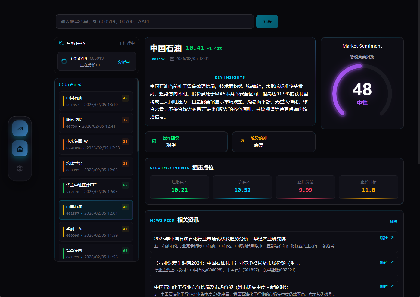 daily_stock_analysis screenshot 2