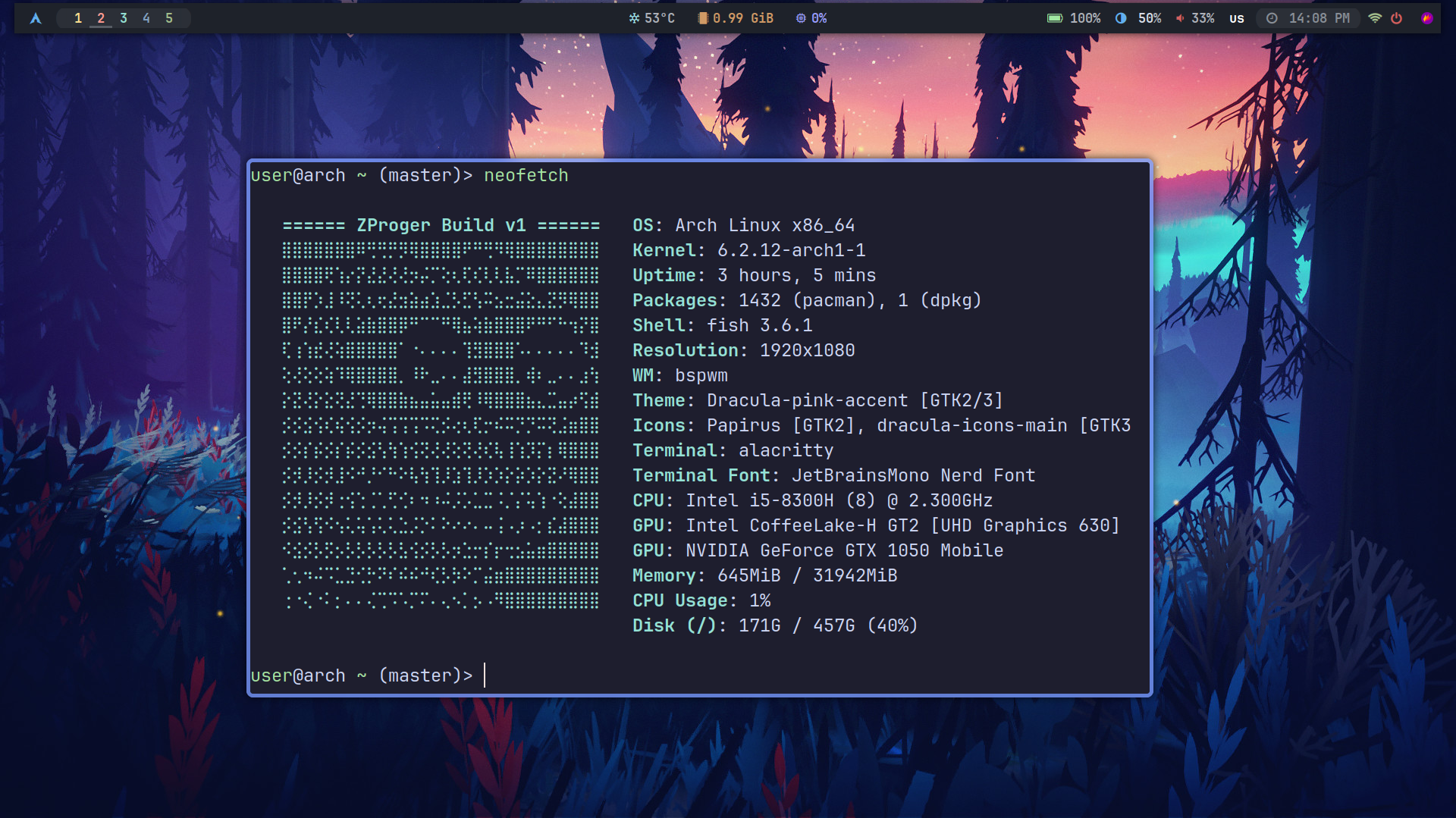 bspwm-dotfiles screenshot 2