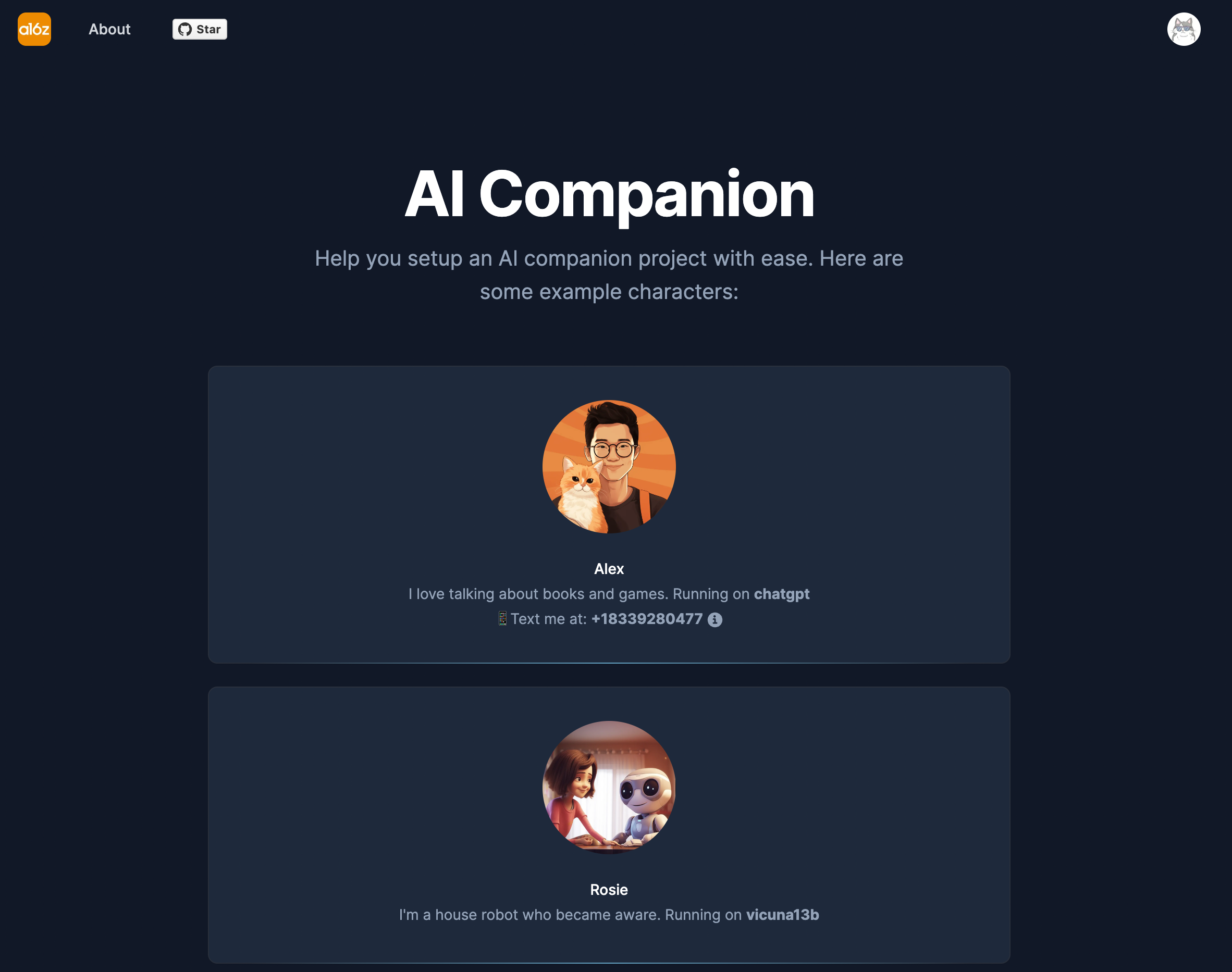 companion-app screenshot 1