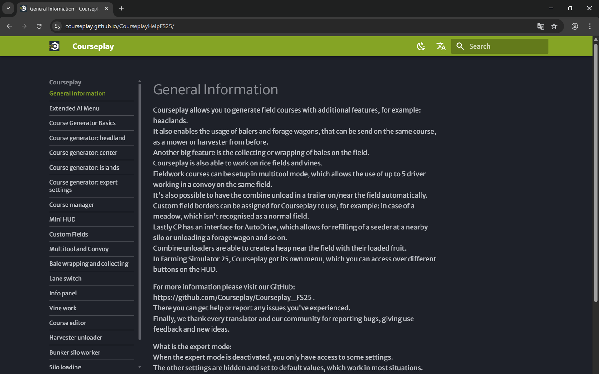 Courseplay_FS25 screenshot 1