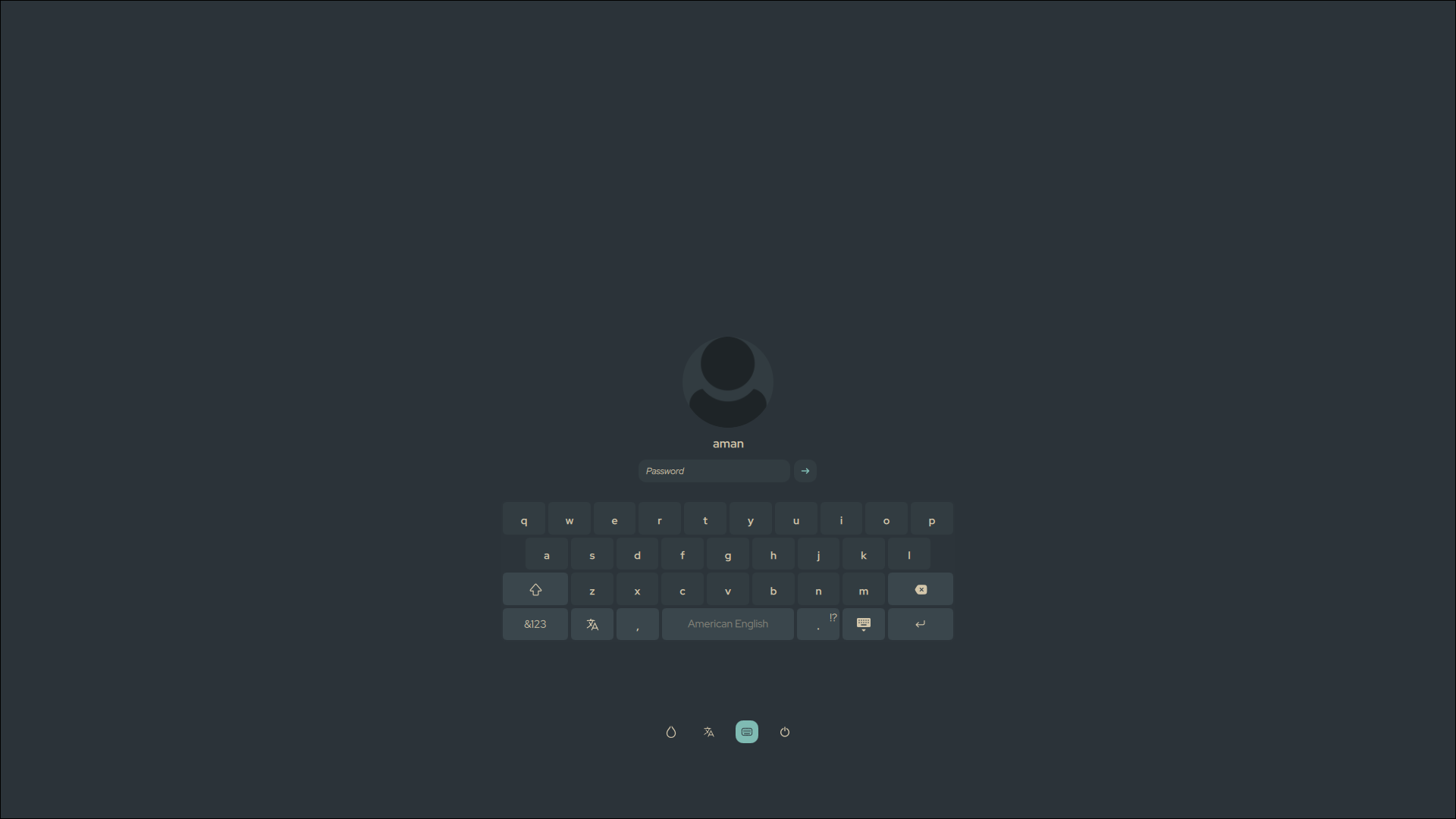 SilentSDDM screenshot 1