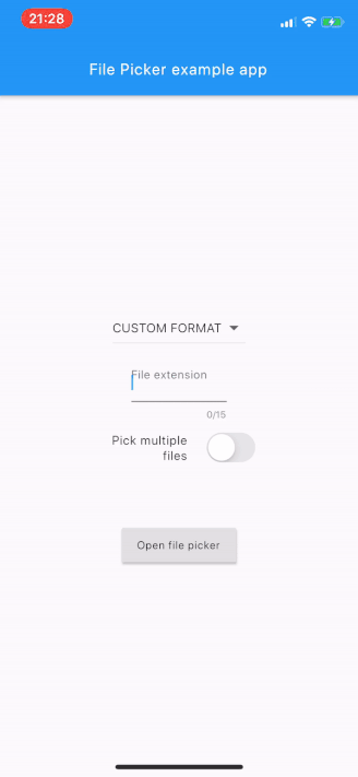 flutter_file_picker screenshot 3