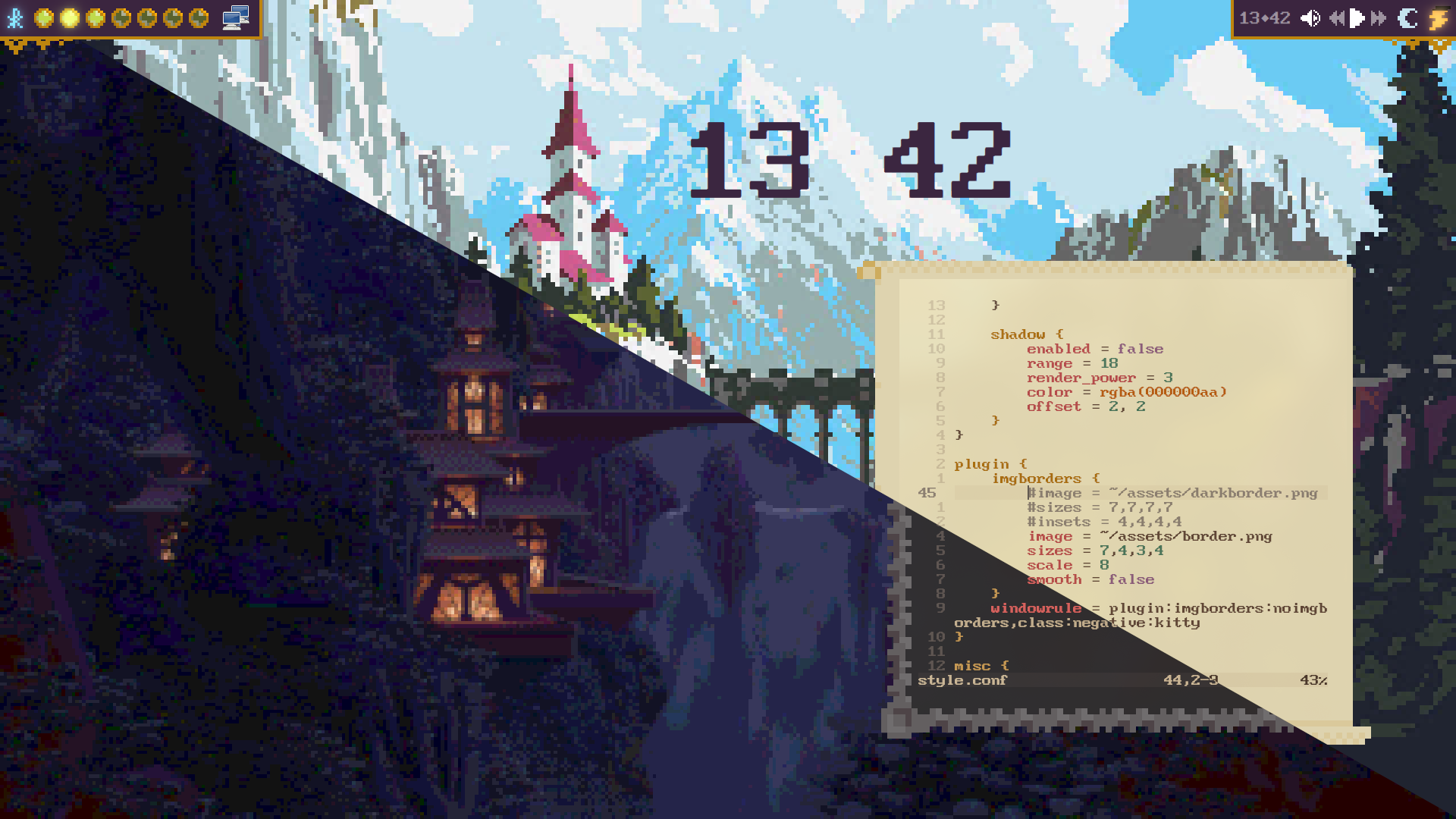 Hyprland screenshot 1