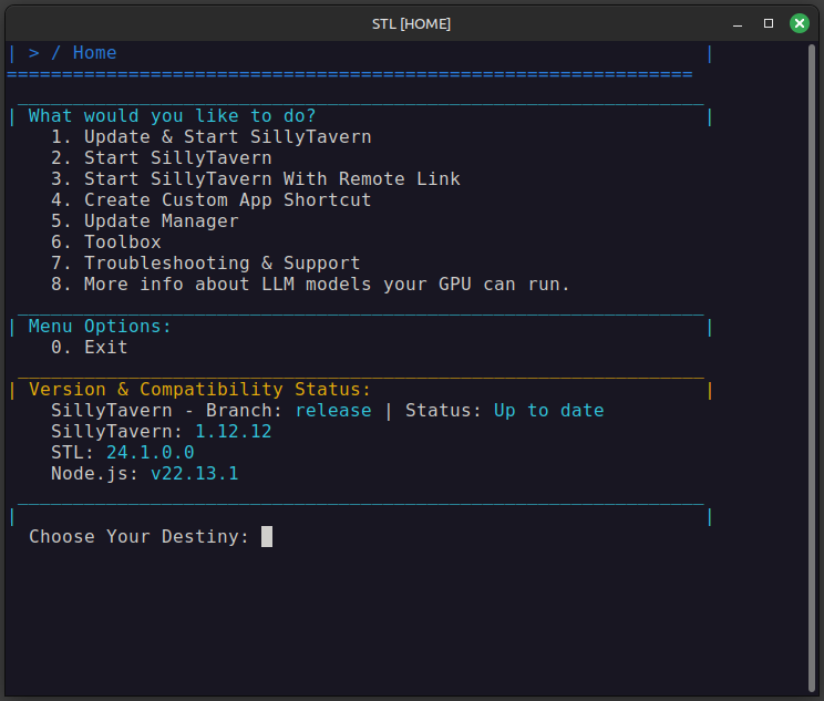 SillyTavern-Launcher screenshot 5