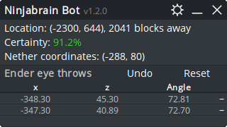 Ninjabrain-Bot screenshot 1