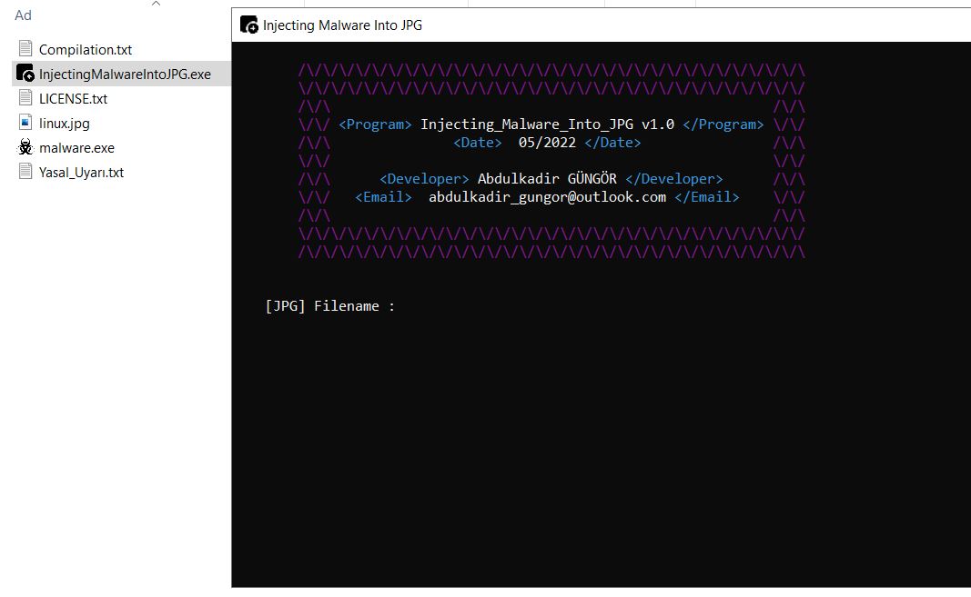 JPGtoMalware screenshot 2