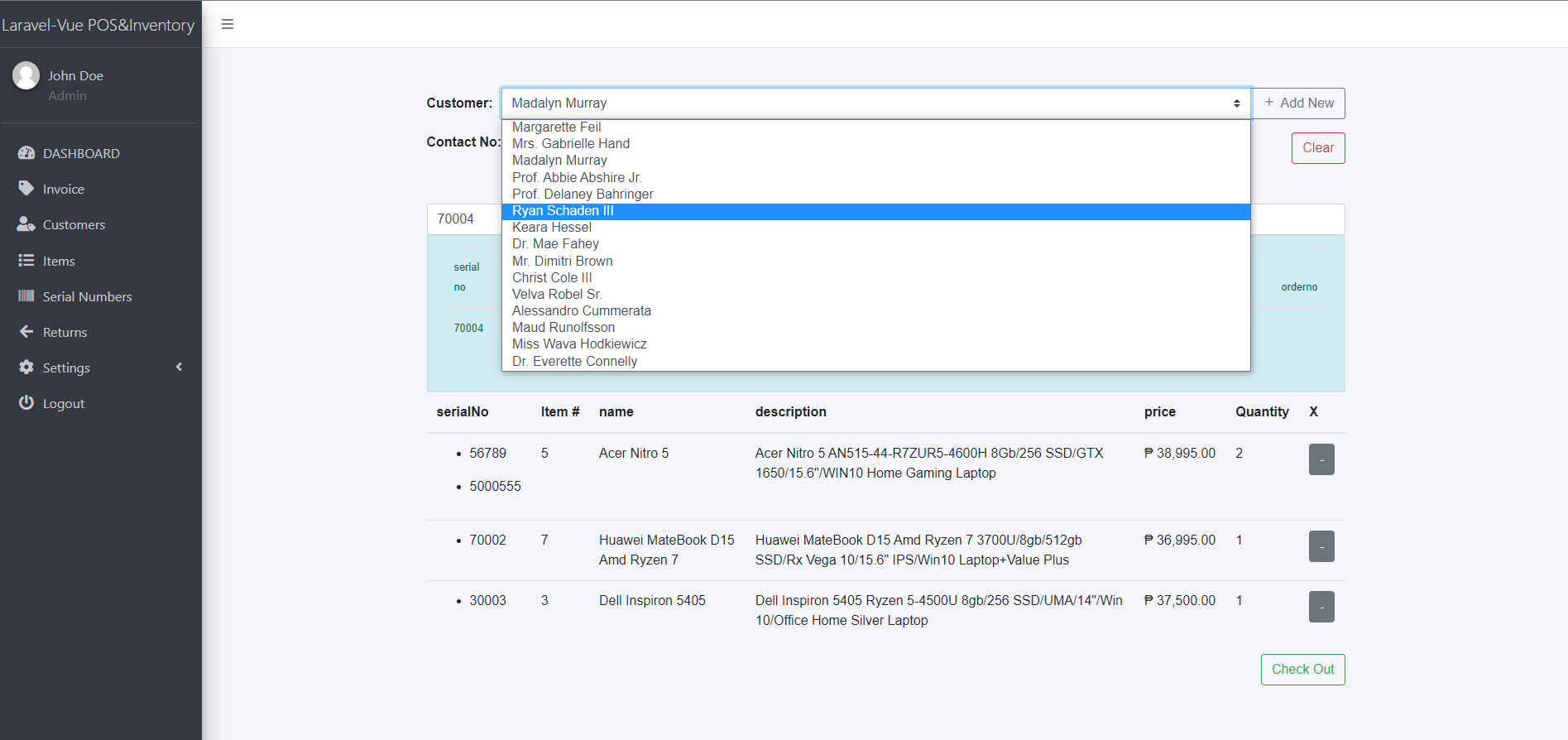 open-pos-inventory-laravelvue screenshot 3