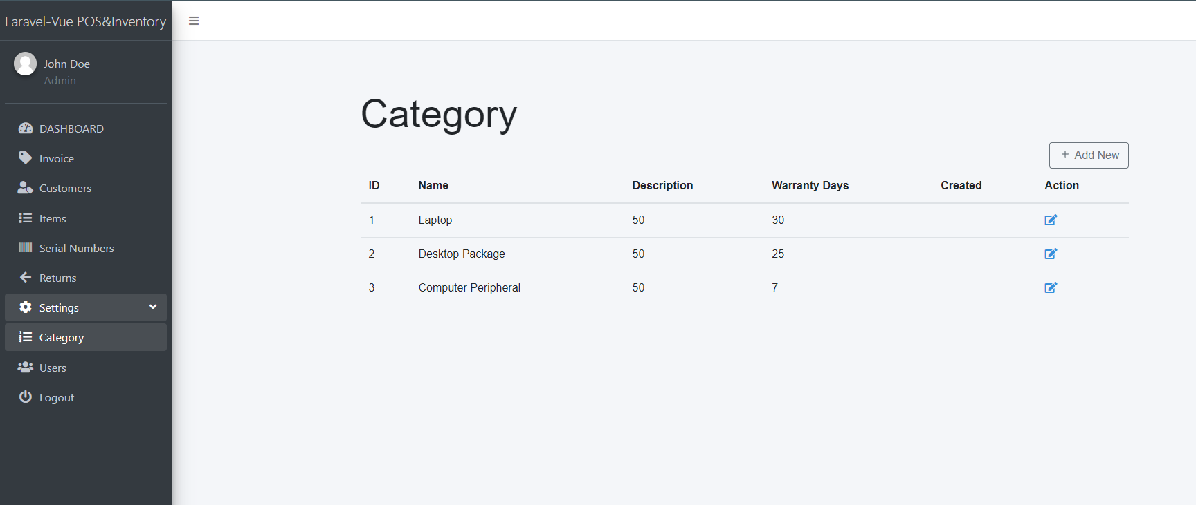 open-pos-inventory-laravelvue screenshot 8