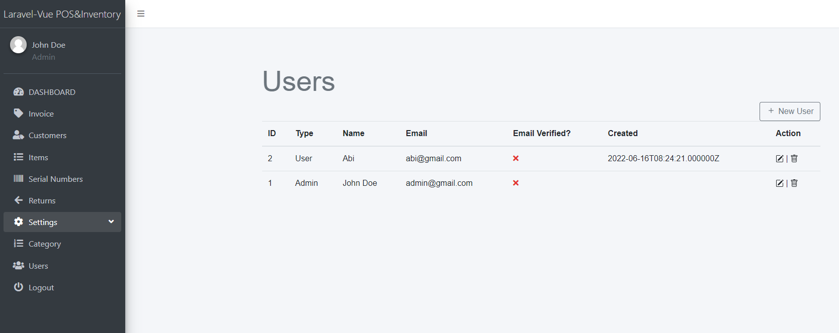 open-pos-inventory-laravelvue screenshot 9