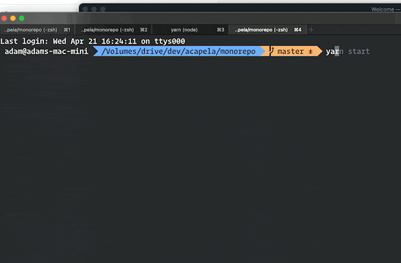 monorepo screenshot 1