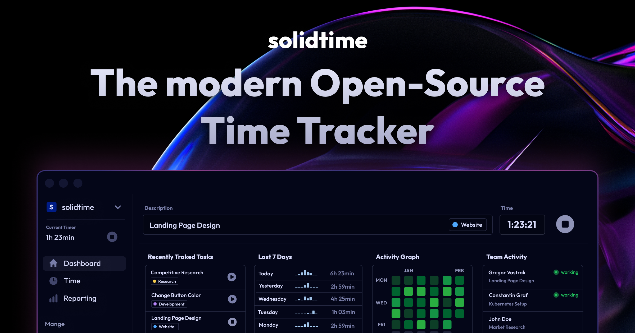 solidtime screenshot 1