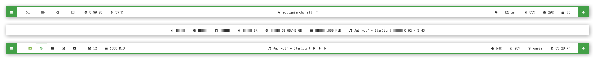 polybar-themes screenshot 44